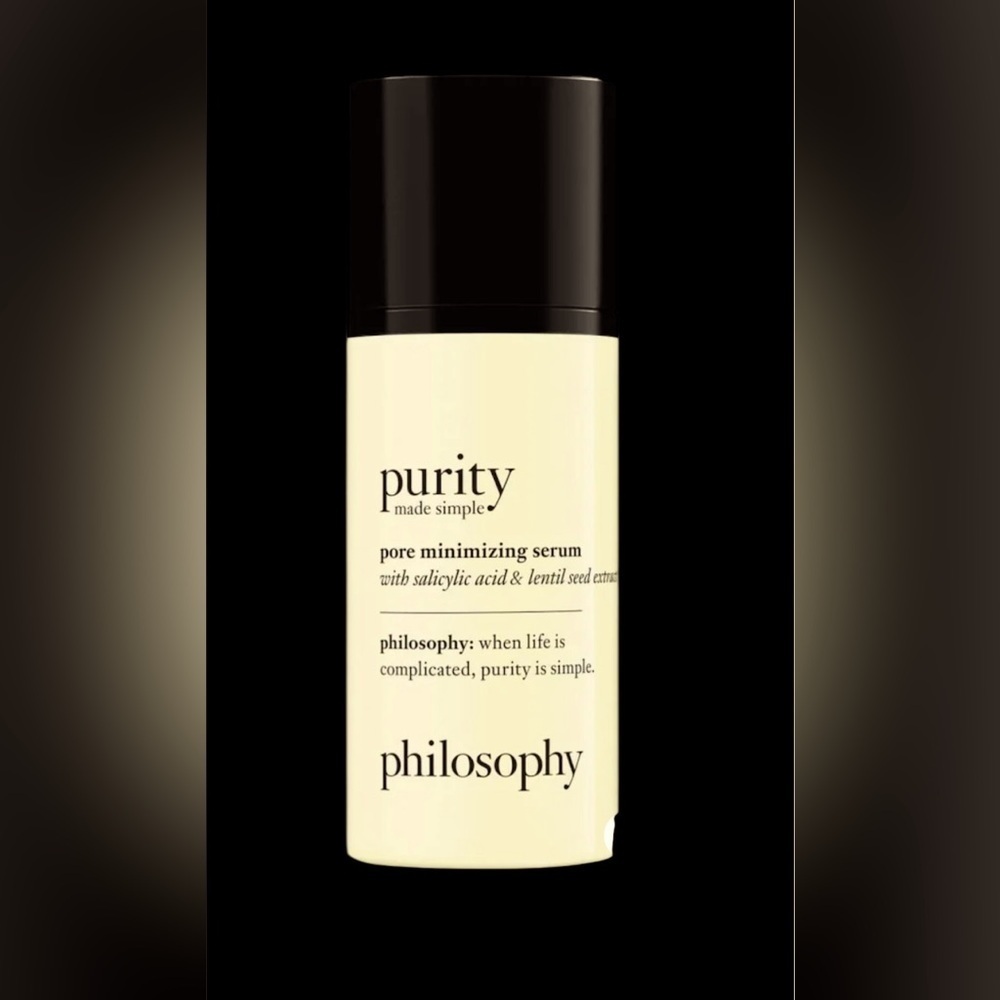 Philosophy Purity Pore Minimizing Serum - Black and Cream